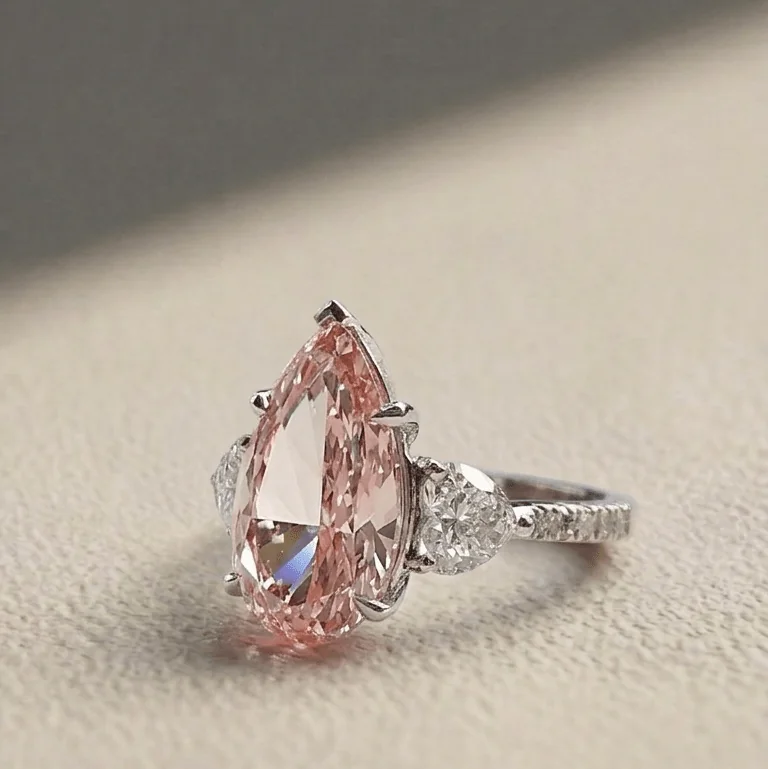 Lab-grown diamond ring