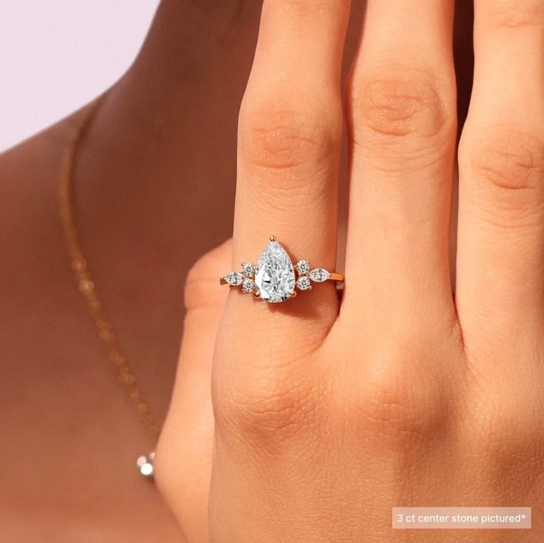 Lab-grown diamond ring