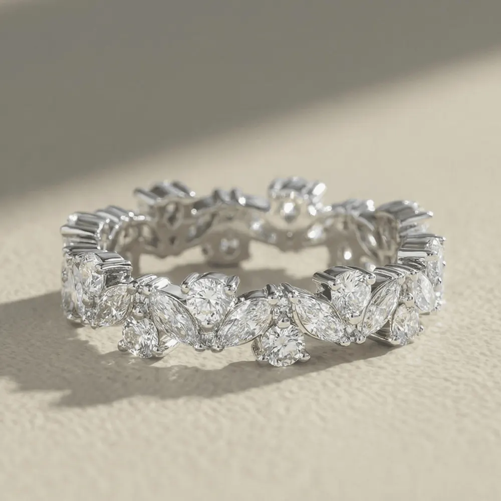 Lab-grown diamond ring