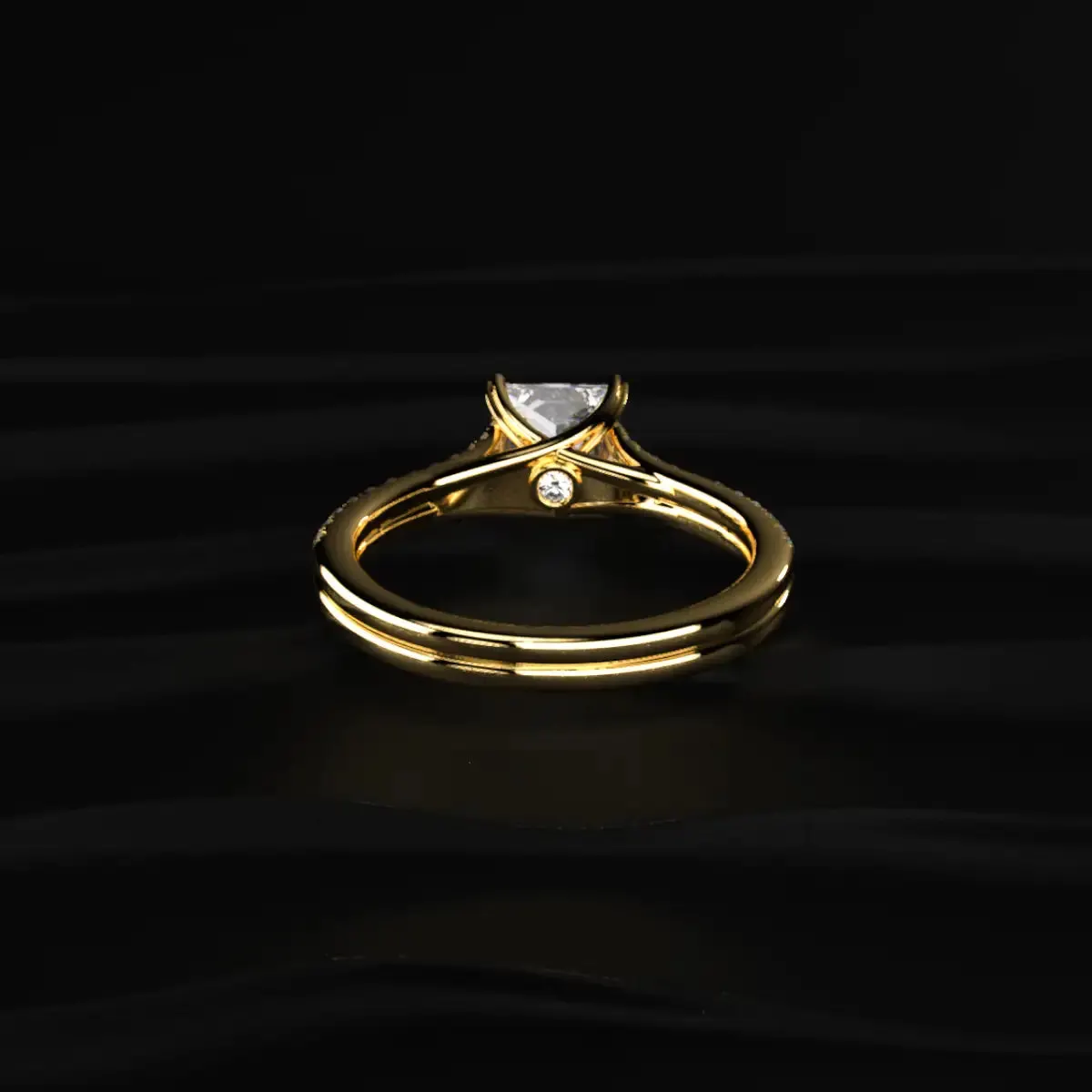 Lab-grown diamond ring
