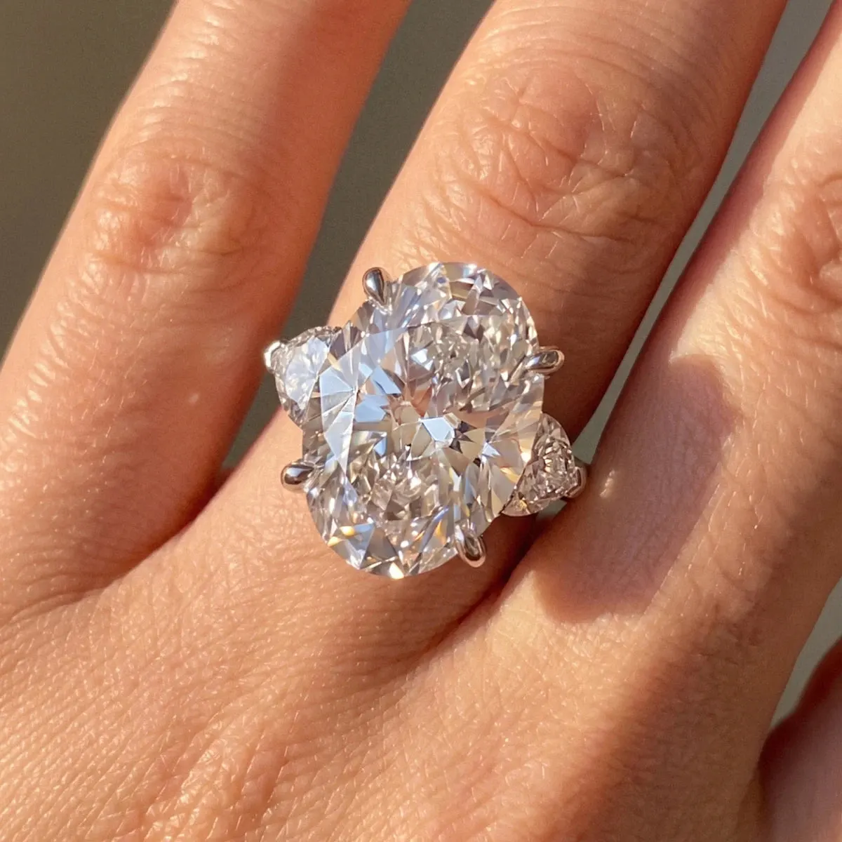 Lab-grown diamond ring