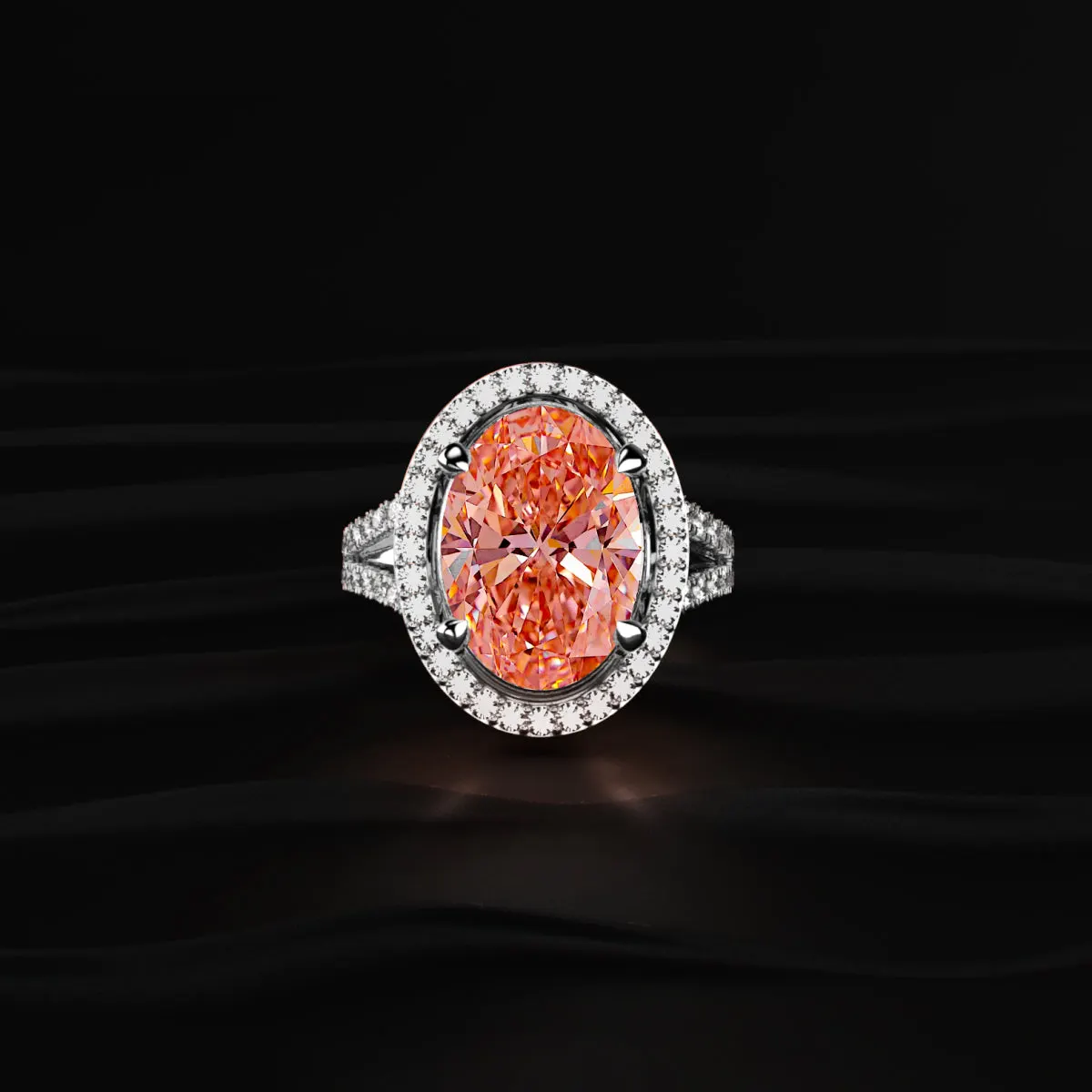 Lab-grown diamond ring