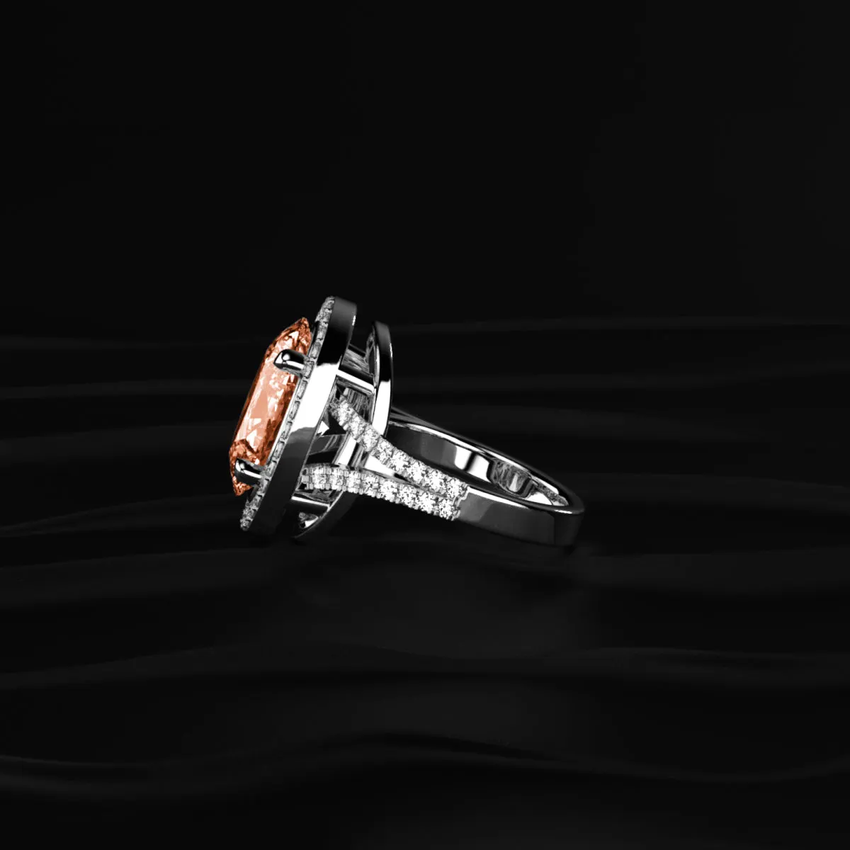 Lab-grown diamond ring