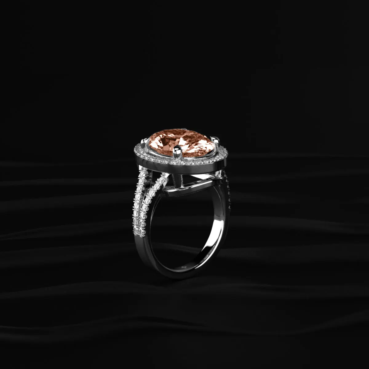 Lab-grown diamond ring