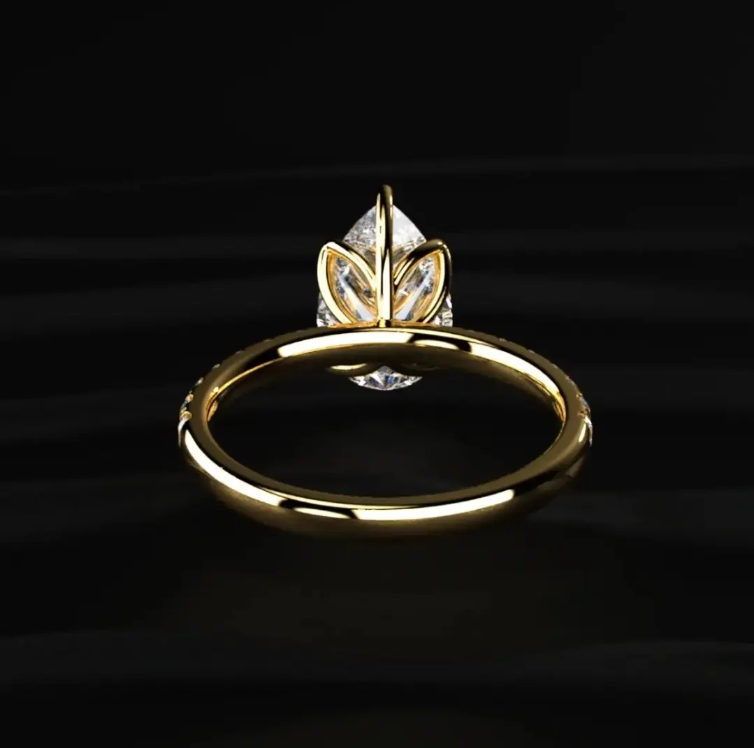 Lab-grown diamond ring